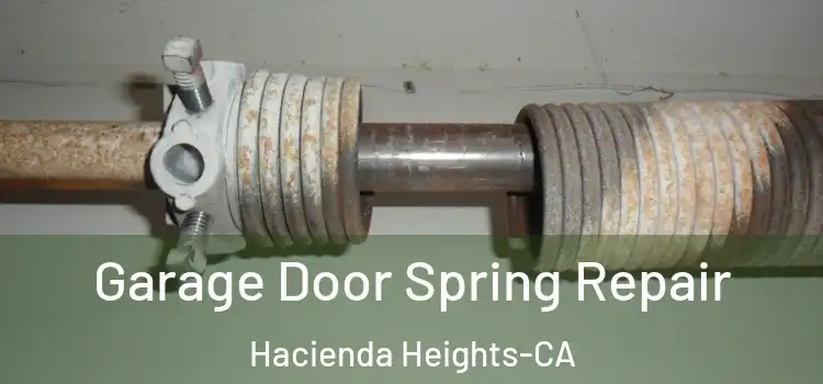  Garage Door Spring Repair Hacienda Heights-CA